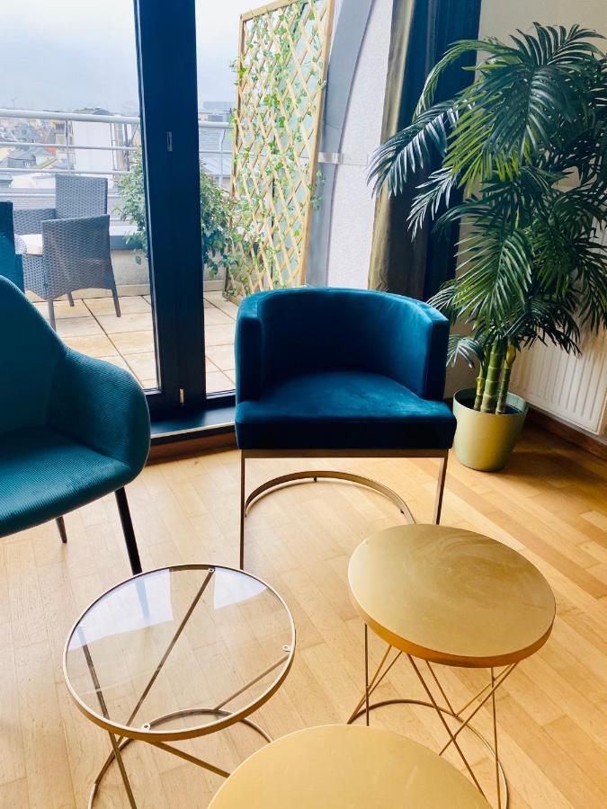 The Luxury Green Penthouse In City Center With Terrace And Free Parking Luxemburg Exteriör bild