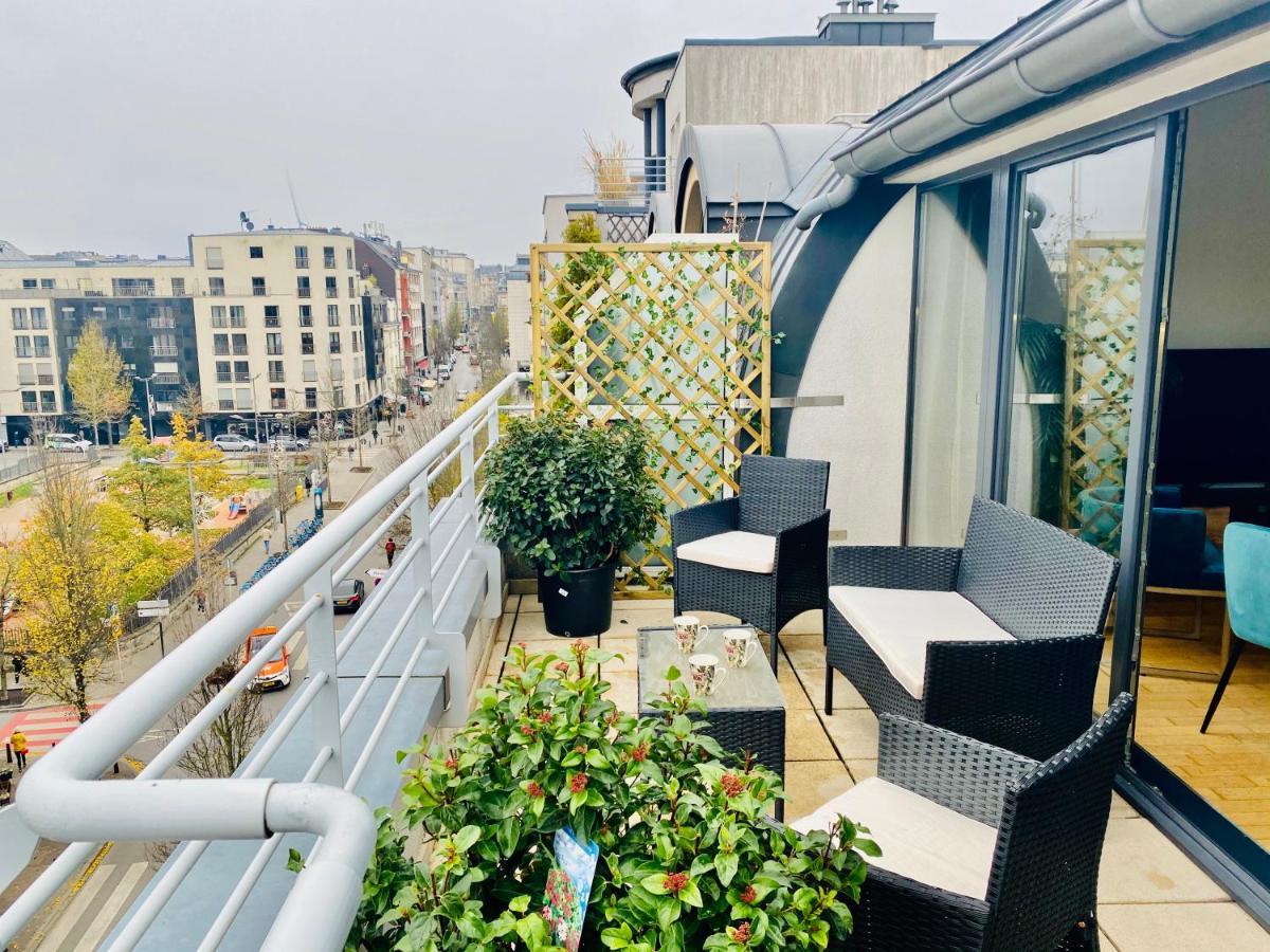 The Luxury Green Penthouse In City Center With Terrace And Free Parking Luxemburg Exteriör bild